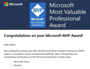 Read more about the article Re-awarded as Microsoft Most Valuable Professional (MVP) in two categories again!